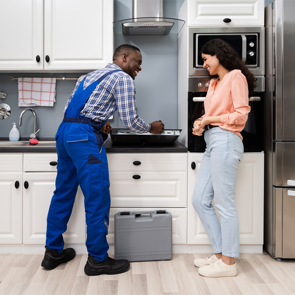 can you provide an estimate for cooktop repair before beginning any work in Jamestown PA